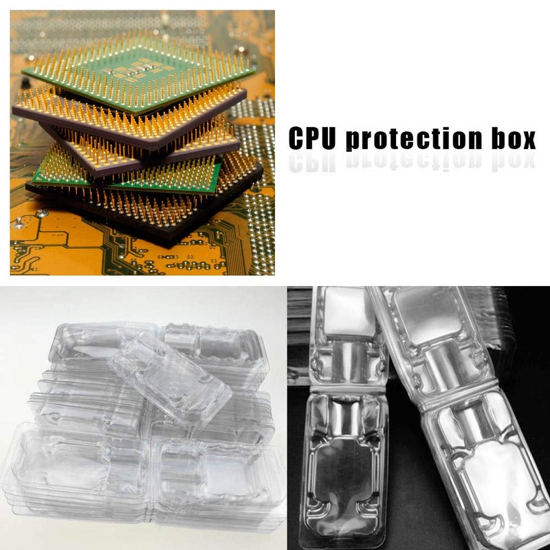 Ximimark 10Pcs Computer CPU Clamshell Tray Box Case Holder Protection Clamshell Container for AMD 938 940 AM2 AM3 FM1 - Image 4